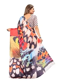 Digital Print, Printed Bollywood Silk Blend, Crepe Saree For Women-thumb3