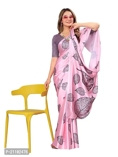 Digital Print, Printed Bollywood Silk Blend, Crepe Saree For Women