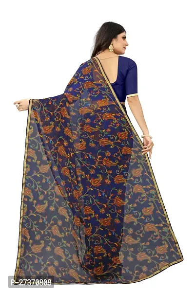 Daily Wear Printed Chiffon Saree For Women-thumb4