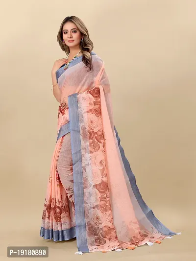 Daily Wear Cotton Saree For Women-thumb0