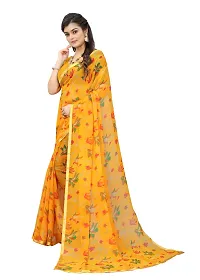 Daily Wear Printed Chiffon Saree For Women-thumb2