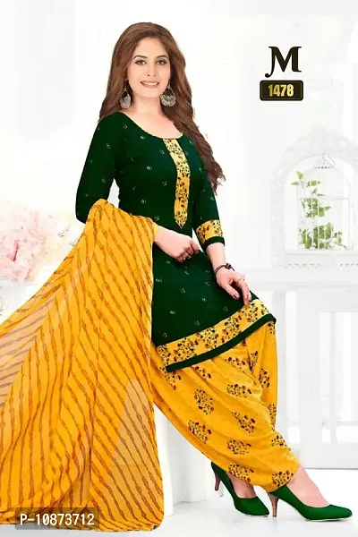 Casual Wear Women Dress Material And Salwar Suit Sets For Women  Girl Printed-Type( Unstitched )