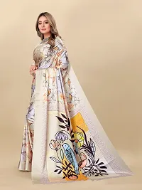 Digital Print, Printed Bollywood Silk Blend, Crepe Saree For Women-thumb2