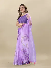 Digital Print Bollywood Organza Saree For Women-thumb1