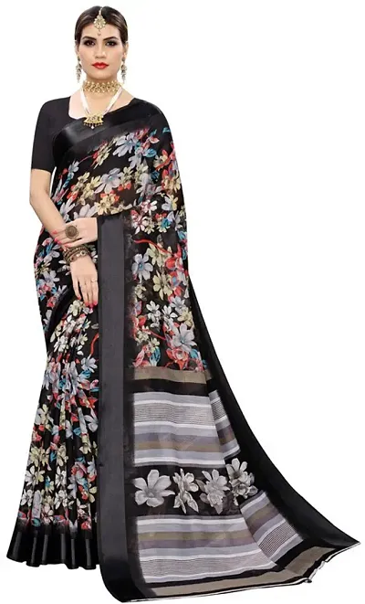 Beautiful Georgette Saree With Blouse Piece