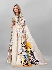 Digital Print, Printed Bollywood Silk Blend, Crepe Saree For Women-thumb2