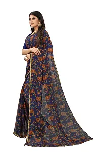 Daily Wear Printed Chiffon Saree For Women-thumb2