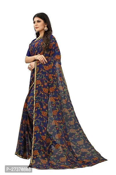 Daily Wear Printed Chiffon Saree For Women-thumb3