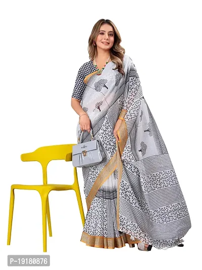 Buy Lookslady Women Green Pure Cotton Woven Daily Wear Saree Online at Best  Prices in India - JioMart.