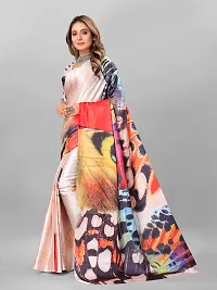 Digital Print, Printed Bollywood Silk Blend, Crepe Saree For Women-thumb2