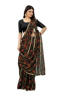 Daily Wear Printed Chiffon Saree For Women-thumb1