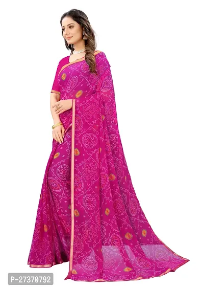 Daily Wear Printed Chiffon Saree For Women-thumb3