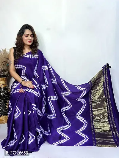 Classic Cotton Saree with Blouse piece for women