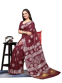 Classic Cotton Printed Saree with Blouse piece-thumb2