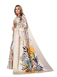 Digital Print, Printed Bollywood Silk Blend, Crepe Saree For Women-thumb2