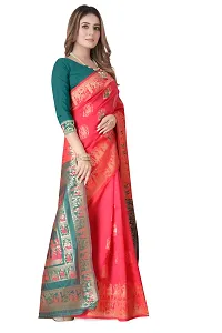 Woven Baluchari Art Silk Saree for Women-thumb1