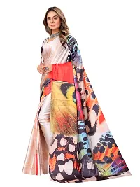 Digital Print, Printed Bollywood Silk Blend, Crepe Saree For Women-thumb1