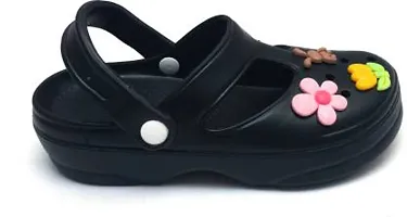 Trendy Black EVA Solid Clogs For Women-thumb2