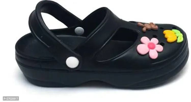 Trendy Black EVA Solid Clogs For Women-thumb3