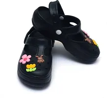 Trendy Black EVA Solid Clogs For Women-thumb1