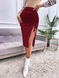 Classic Polyester Skirt for Women-thumb1