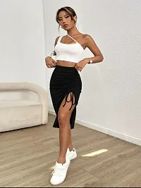 Classic Polyester Skirt for Women-thumb2