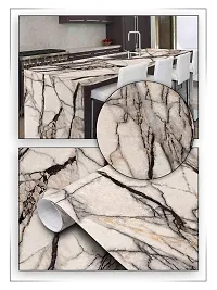 Fusion Graphix Self Adhesive Granite Look Marble Vinyl Self Adhesive Counter Top Peel and Stick Door Wardrobe Desktop PVC Wall Papers Wall Decal Marbel-8 24x150 Inch-thumb2