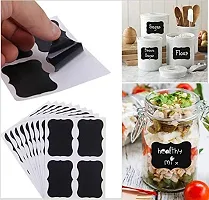 Fusion Graphix Polyvinyl Chloride Waterproof Vinyl Stickers for Mason Jars Glass Bottles, 5cm x 3.5cm, Black, 96 Pieces-thumb4