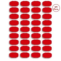 Fusion Graphix PVC Jar Labels, 5 x 3.5 cm, Red-thumb1