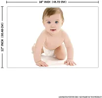 VADDA 300GSM Thick Paper HD Cute Smiling Baby Combo Wall Posters (12x18-Inches, Gloss Laminated, Multicolour, VDA_33)-thumb2