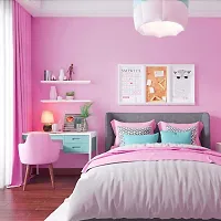 Fusion Graphix Matt Pink Vinyl Contact Paper Decorative Self Adhesive Shelf Liner Waterproof Removable Peel and Stick Wallpaper for Bedroom Living Room Wall D?cor 24X24 INCH-thumb4