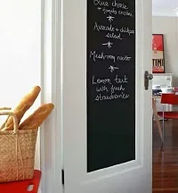 Fusion Graphix Black Board 200 X 45Cm Waterproof Chalkboard Removable Vinyl Wall Sticker Decal with 5 Pcs-thumb1