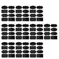 Fusion Graphix 80 Pieces Fancy Chalkboard Blackboard Chalk Board Stickers Decals Craft Kitchen Jar Labels Bottle Stickers 5cmx3.5cm J-001-thumb2