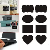 Fusion PVC Jars Labels (Black, 96 Pieces)-thumb1