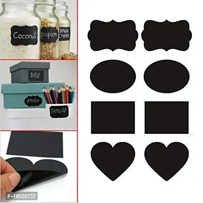 Fusion PVC Jars Labels (Black, 96 Pieces)-thumb2