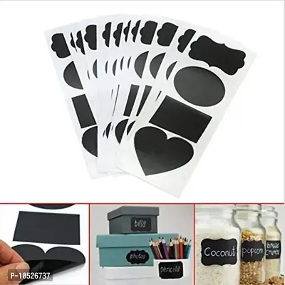 Fusion PVC Jars Labels (Black, 96 Pieces)-thumb3