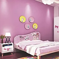 Fusion Graphix Matt Pink Vinyl Contact Paper Decorative Self Adhesive Shelf Liner Waterproof Removable Peel and Stick Wallpaper for Bedroom Living Room Wall D?cor 24X24 INCH-thumb3