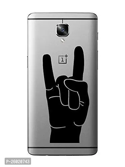 Designer Black Vinyl Mobile Phone Skin Stickers Pack Of 1-thumb0