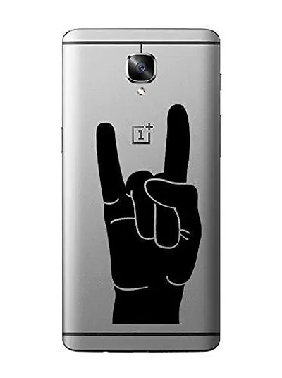 Designer Black Vinyl Mobile Phone Skin Stickers Pack Of 1