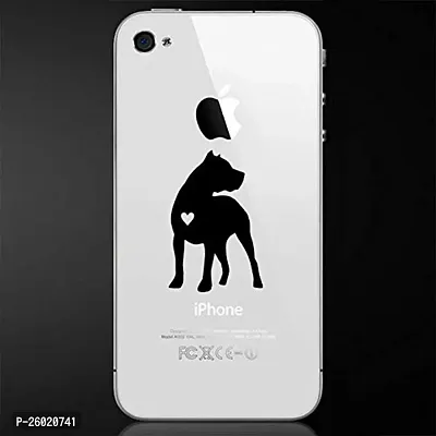 Designer Black Vinyl Mobile Phone Skin Stickers Pack Of 1