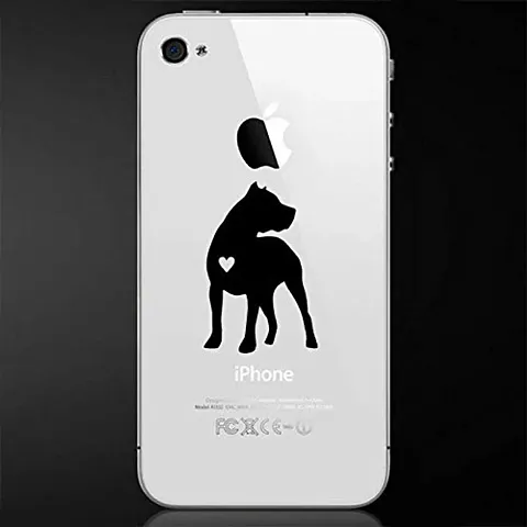 Designer Black Vinyl Mobile Phone Skin Stickers Pack Of 1