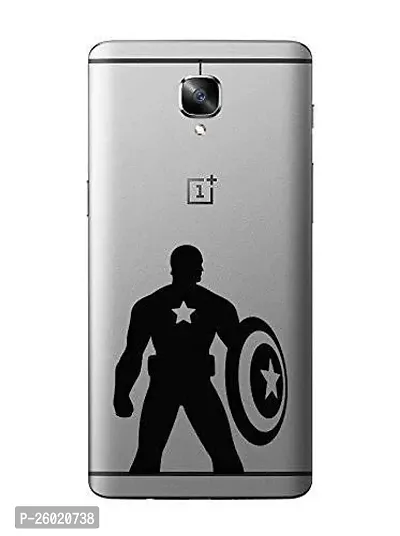 Designer Black Vinyl Mobile Phone Skin Stickers Pack Of 1