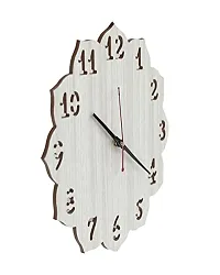 GLOBAL MALL Wooden Wall Clocks Non-Ticking 12 Inch Silent Quartz Battery Operated Home/Kitchen/Office/School Clock Easy to Read by Global MALL-172-thumb1