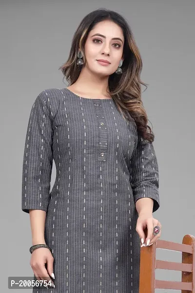 Stylish Fancy Designer Khadi Cotton Kurta For Women-thumb4