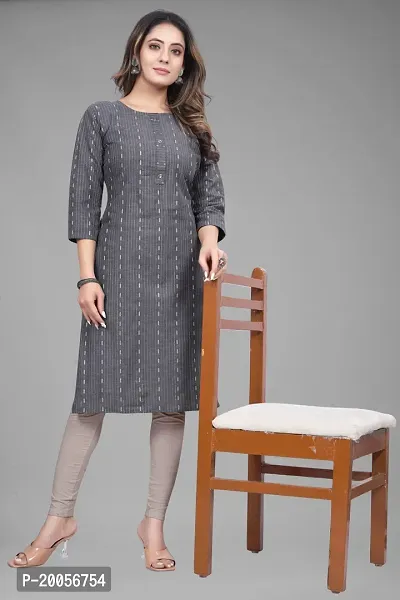 Stylish Fancy Designer Khadi Cotton Kurta For Women-thumb0