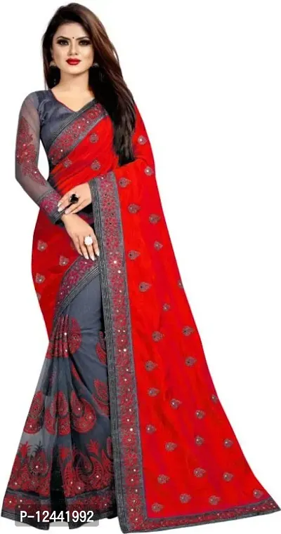 Classic Art Silk Embroidered Saree With Blouse Piece