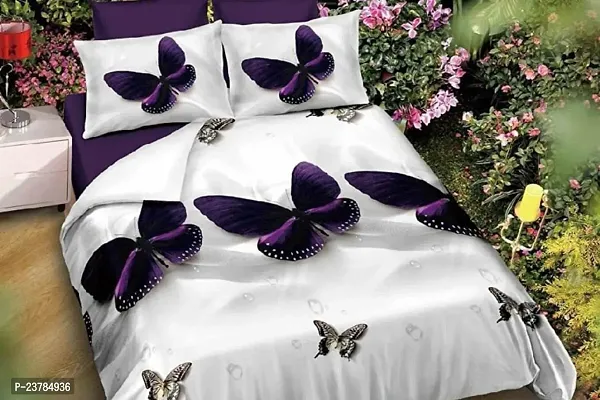 Fancy Polycotton Printed Bedsheet with 2 Pillow Covers