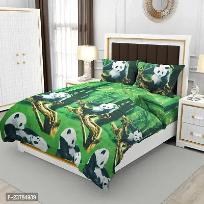 Fancy Polycotton Printed Bedsheet with 2 Pillow Covers