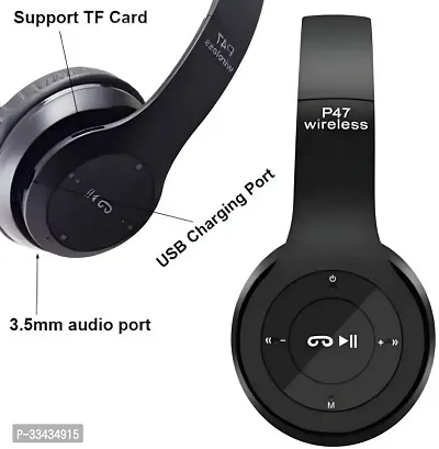 P47 Wireless Over Ear Bluetooth Headphones-thumb2