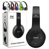 P47 New Bluetooth Headset (Black)-thumb2